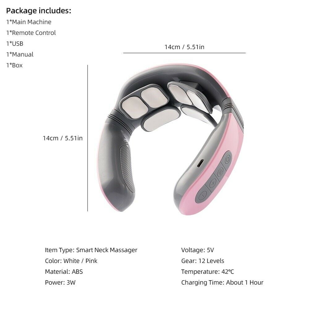 Smart 6 Heads Neck Massager & Cervical Massager (Electric And Recharga –  Timeless Matter