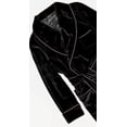 thumbnail image 2 of THE FAM STUDIO Men's Black Smoking Silk Warm Jacket Men Vintage Velvet Luxuri Robe Jackets Robe, 2 of 5