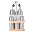 thumbnail image 4 of Seasoning Bottle Set, Wooden Rack Seasoning Bottle Set Waterproof  For Kitchen, 4 of 8