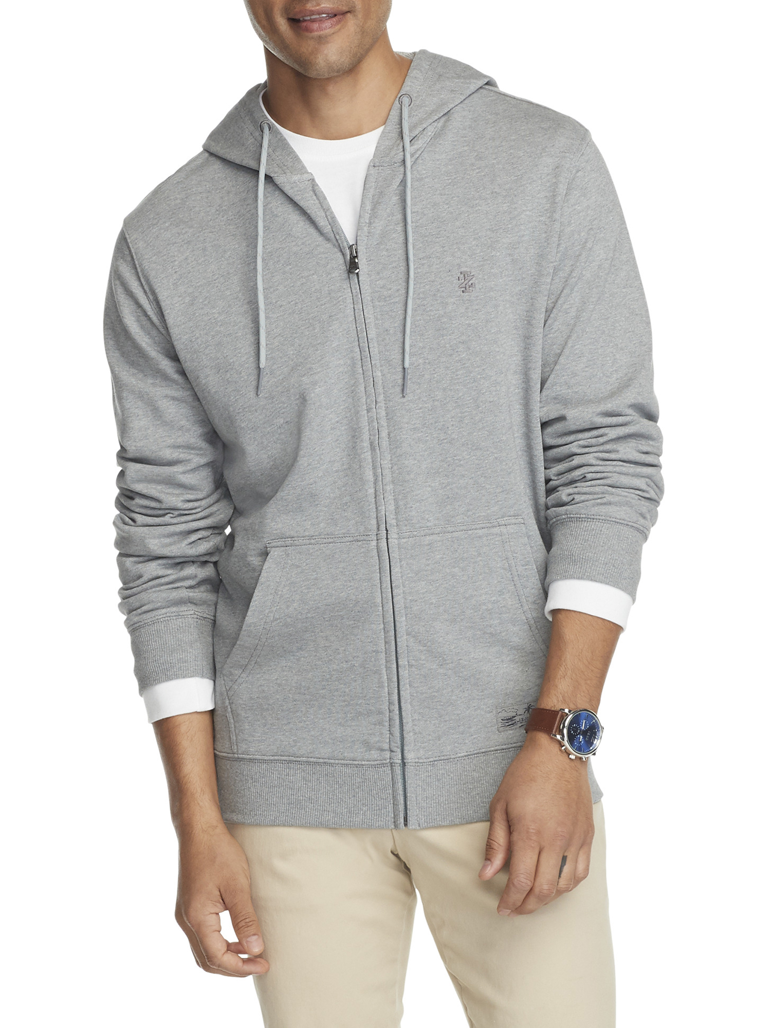 IZOD Saltwater Long Sleeve French Terry Crewneck Sweatshirt