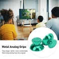 thumbnail image 4 of Sticks pour Manette, 2 Pcs Poignée de Pouce en Métal de Remplacement pour Console de Jeu Portative, Accessoires de Sticks Analogiques en Alliage d'Aluminium, 4 of 7