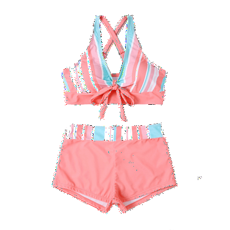 Divhosrg High Waisted Bikini Sets for Women Tummy Control  Bikini Sets for Women Cheeky  Womens Bathing Suit Tops  Womens Swimsuits Bikini  Pink Swimsuits for Women 2024 S
