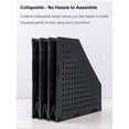 Leven Collapsible Magazine File Holder/Desk Organizer for Office
