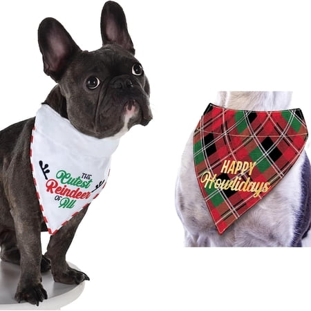 Reversible Reindeer Bandana Pet Costume