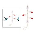 thumbnail image 3 of Lechón de ventana de pájaro salvaje alimentador de pájaro gorrión colibrí semilla de pájaro dispensador de succión de alimentos ión de 3 botellas Macarena comedero para pájaros, 3 of 8