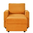 thumbnail image 6 of Classic Corduroy Single Sofa / Removable Backrest for Custom Comfort, 6 of 6