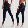 thumbnail image 4 of Pantalones de yoga de cintura alta para mujer, antisentadillas, color melocotón, hermosos pantalones de yoga para glúteos, cintura alta, levantamiento de glúteos, pantalones deportivos para fitness611, 4 of 5