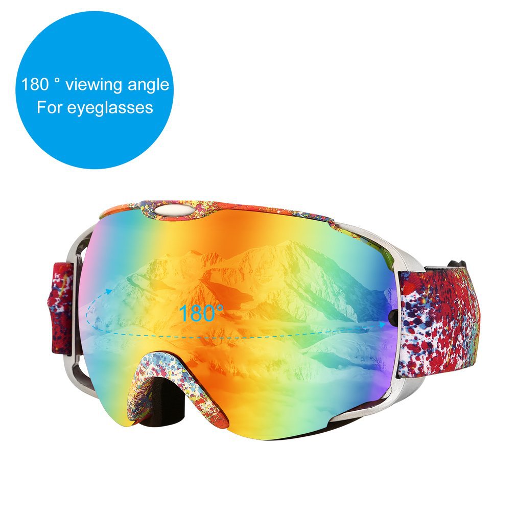 Details about  / Adults Winter Snow Sports Goggles Ski Snowmobile Snowboard Skate Glasses Eyewear
