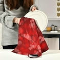 thumbnail image 6 of Valentine's Day Love Heart Kitchen Dish Towel 1 Pack, Soft Absorbent Dishcloths Reusable Hand Towel Washable Tea Towels for Home Kitchen Bar Table Decor, 28 x 18 Inch, 6 of 7