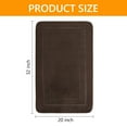 thumbnail image 2 of Semfri 20 x 32 inch Bathroom Rug Memory Foam Bathroom Mat Absorbent Bathroom Mat and Rug for Toilet Shower Sink Brown, 2 of 8