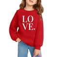 thumbnail image 3 of MeetoTime Chandail en Molleton de la Saint-Valentin pour Filles et Garçons Manches Longues Col Rond Imprimé 2-10 Ans Vêtements pour Enfants, 3 of 3