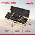 thumbnail image 3 of SKB Étuis Imperméables à Double Arc/étui de Fusil Court Protection Durable, Beige Désert, 3 of 7