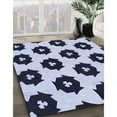 thumbnail image 3 of Ahgly Company Machine Washable Indoor Rectangle Transitional Heavenly Blue Area Rugs, 4' x 6', 3 of 7