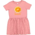 thumbnail image 3 of Inktastic Sweet Orange Girls Toddler Dress, 3 of 5