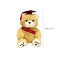thumbnail image 3 of Osito de doctor con birrete de graduación, peluche, muñeco de graduación, muñeco de tela, regalo de graduación, muñeco de peluche, 3 of 7