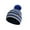 Kids Hats, Scarves & Gloves Sets Blue, variant on Girls Boys 3 Piece Hat, Glove & Scarf Sets Fleece Lined Stripe Printed Thermal Warm Winter Pom-Pom Beanies Hats Mittens Neck Gaiters Scarves Set