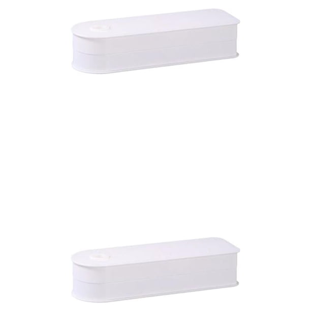 Wosthever Caja de almacenamiento autoadhesiva para debajo del cajón del escritorio, organizador para estudiantes, soporte de , cajones, Type1 NO1