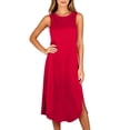 thumbnail image 6 of Horkkom Sleep Shirts for Women Sleeveless Solid Color Crew Neck Nightgowns Comfy Soft Night Dress, S-2XL, 6 of 6