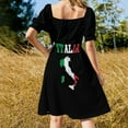 thumbnail image 3 of vintage Italia Flag Italy Italian Italiano Gifts Short Sleeved Dress Woman clothing dresses women summer 2025 Dress woman Dress, 3 of 5