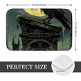 thumbnail image 2 of Pofeuu MoonNight Sky Crow Print Flannel Doormats Rug16"x24"Rug Washable Doormats Indoor Outdoor Rugs for Layered Front Door Mats, Porch, Kitchen, Entryway, 2 of 7