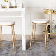 thumbnail image 6 of Baxton Studio Jessa Counter Stool Modern Rustic Backless Stool, 6 of 7