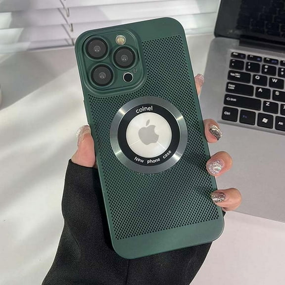 Magnetic Breathable for iPhone 14 13 12 11 Pro Max Case Compatible with Magsafe,Heat Dissipation Cooling Ultra-Thin Shockproof Slim Cover (Light Purple,for iPhone 14 Pro Max)