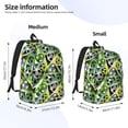 thumbnail image 3 of Lsque Football Doodle Pattern Canvas Daypack, Durable Backpack, High-quality Versatile Backpack,Vintage Compact Backpack-Medium, 3 of 6