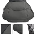 thumbnail image 6 of ALLTIMES Car Drivers Seat Bottom Cloth Cover for Nissan Frontier 2005-2019, 6 of 11