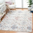 thumbnail image 2 of SAFAVIEH Shivan Deloris Floral Damask Area Rug, Ivory/Rust, 9' x 12', 2 of 8