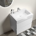 thumbnail image 4 of White Vanity with One-Piece Sink, 20% Extra Storage / Soft-Closing Drawers, Modern Design, 4 of 4