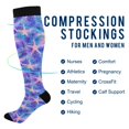 thumbnail image 2 of FORMRS Womens Knee High Socks Casual Long Thick Travel Daily Wear, 1 Pair, Pink Starfish Pattern, 2 of 6