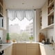 thumbnail image 4 of Curtains Short Curtains Solid Color Curtains Triangular Curtains Household Curtains Small Curtains Through Rod Curtains, 4 of 9