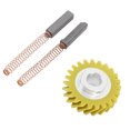 thumbnail image 1 of Mixer Gear Replacement Part, Stable Performance Fine Machined Professional Mixer Gear with 2pcs Carbon Brushes for 1206513 AH1491159 EA1491159 for PS1491159, 1 of 7