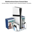 thumbnail image 4 of Support de Refroidissement Multifonction pour PS5 Pro et PS5 Slim, Station de Recharge pour Manettes de Jeu et Support de Rangement pour Disques de Jeu, 4 of 6