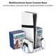 thumbnail image 4 of Soporte refrigerador multifunción para PS5 Pro y PS5 Slim, base de carga para mandos y estante para guardar discos de juegos, 4 of 6