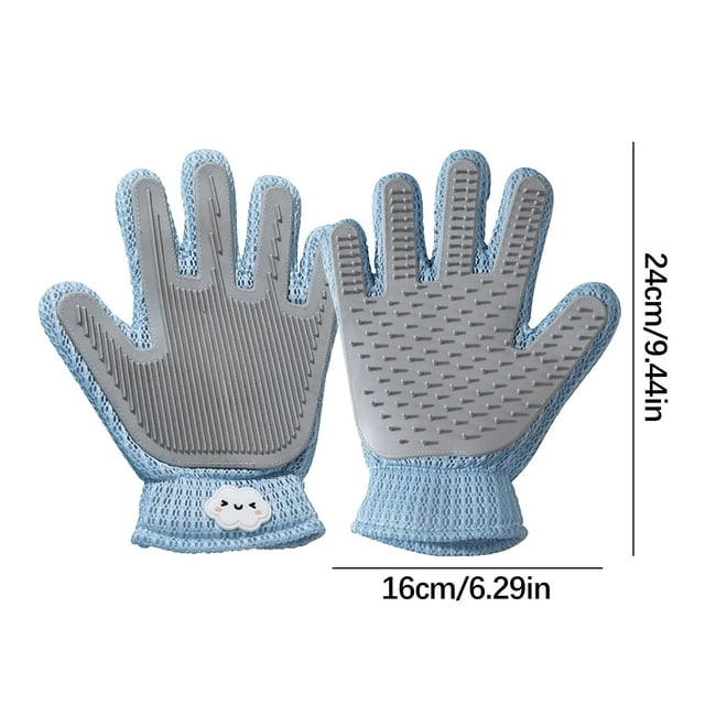 Guante quitapelos para mascotas, manopla de aseo para perros y gatos, cepillo de masaje para el baño, herramienta lavable para eliminar el pelo suelto de muebles y ropa.