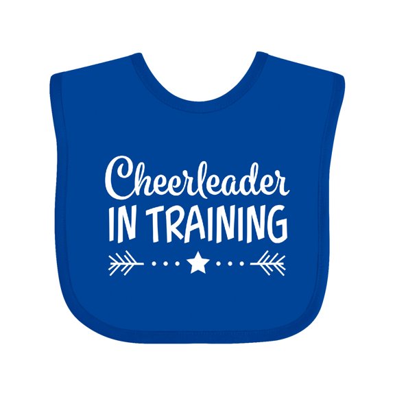 Inktastic Cheerleader in Training Boys or Girls Baby Bib