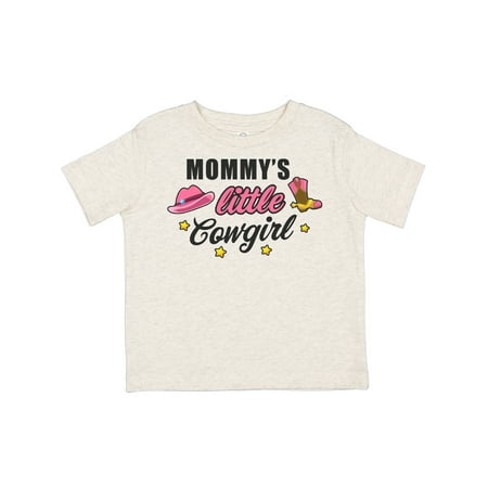 

Inktastic Mommys Little Cowgirl with Cowgirl Hat and Boots Gift Toddler Toddler Girl T-Shirt