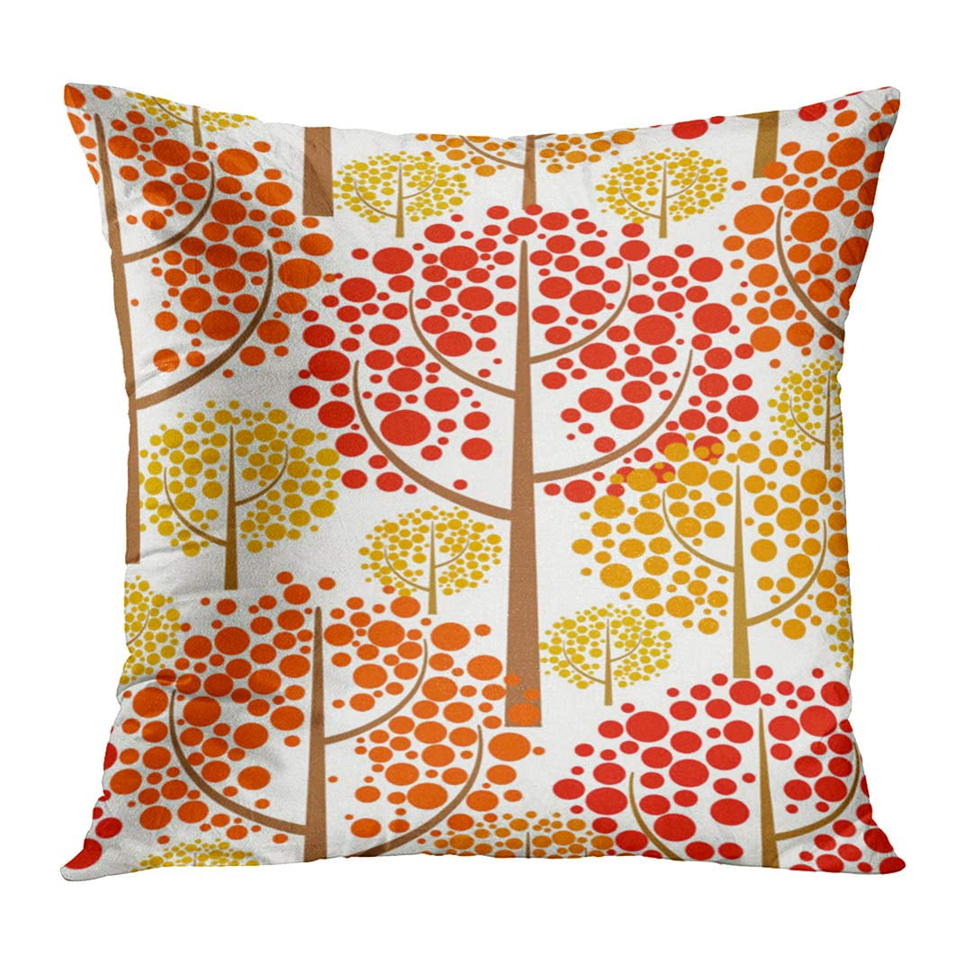 ECCOT Orange Autumn Nature Red Fall Pattern Abstract Beauty Botany