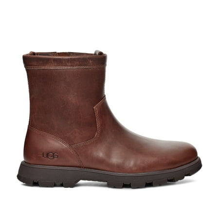 UGG(r) Kennen Water Repellent Leather Boot in Chestnut Leather at Nordstrom, Size 10