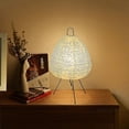 thumbnail image 1 of JapaneseDesignAkariWabi-sabiYongTableLampPrintedRicePaperLampBedroomDesktopDecorationTableLampDropShipping, 1 of 4