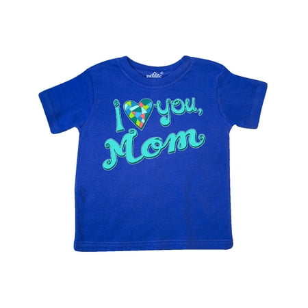 

Inktastic I Love You Mom- in blue Gift Toddler Boy or Toddler Girl T-Shirt