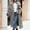 Gray, variant on Drovellove Plus Size Women's Long Coat Winter Warm Furry Jacket with Turn Down Collar – Plush Solid V Neck Overcoat for Casual Daily Wear, Cozy Outerwear for Cold Weather