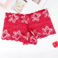 thumbnail image 2 of FhsagQ Panties Panties for Women Set Cute Women Lace Transparent Contrast Rose Pattern Triangle Underpants Panties for Women Crotchless Bikini Panties for Women Crotchless and Boobless Red M, 2 of 4