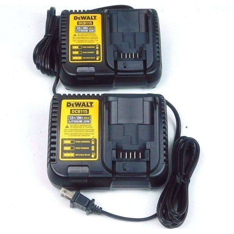 Pack 2 batteries + chargeur Li-ion Dewalt DCB115P2 