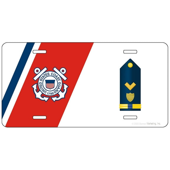U.S. Coast Guard Chief Warrant Officer 4 License Plate