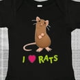 thumbnail image 4 of Inktastic I Love Rats Boys or Girls Baby Bodysuit, 4 of 5