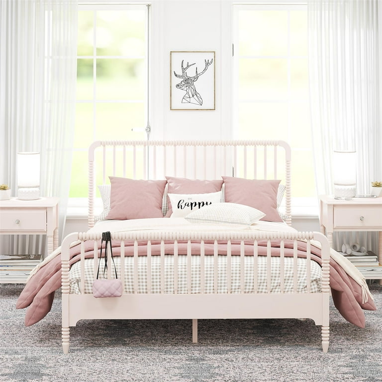 Little Seeds Rowan Valley Linden Kids' Full Size Bed, Pale Pink