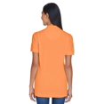 thumbnail image 2 of UltraClub 8530 Ladies Classic S-Sleeve Pique Polo Tangerine X-Small, 2 of 3