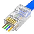 thumbnail image 1 of Paquete de 100 conectores RJ45 Cat5 Cat6 | AOWIZ, 1 of 5